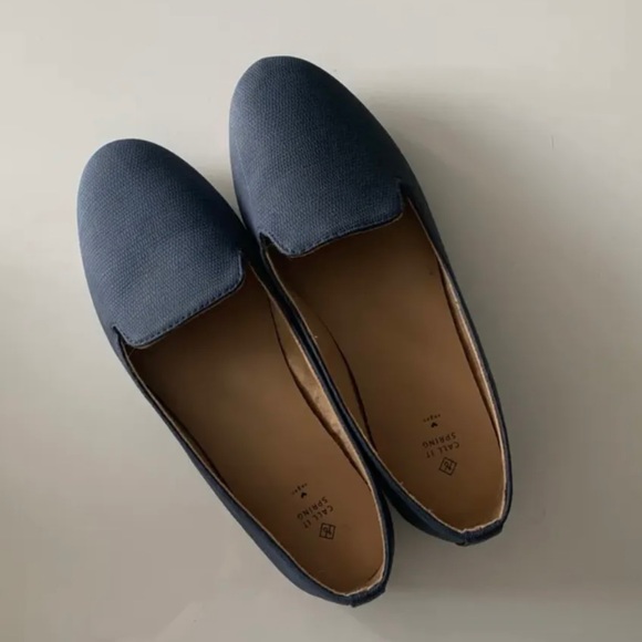 Flat shoes, blue-grey - Picture 2 of 3